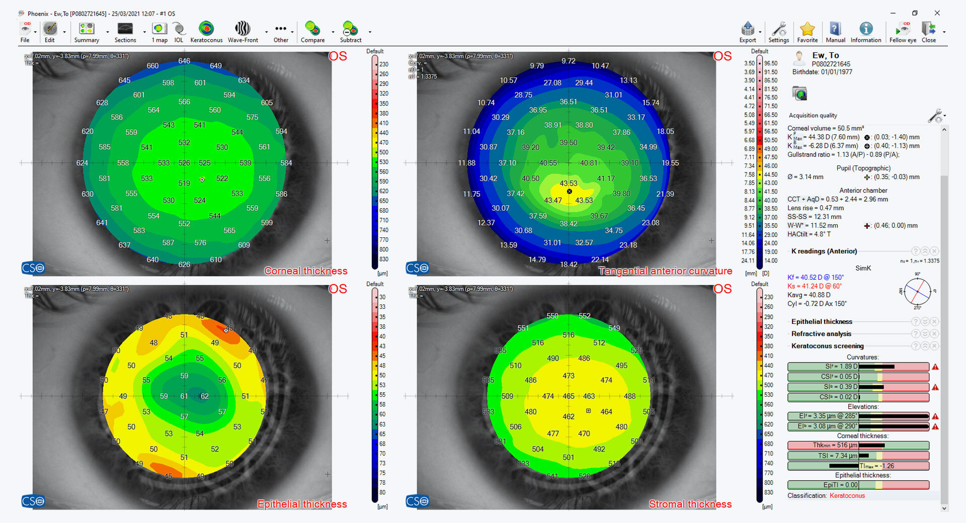 Karten und Simulationen helfen bei der Analyse sowie der Patientenkommunikation.